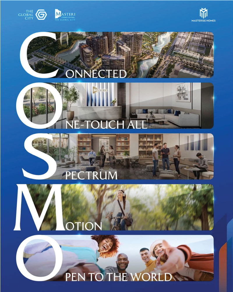 Giải Mã Dna “Cosmo”: Tổ Ấm Lý Tưởng Của Cộng Đồng Masteri Cosmo Central